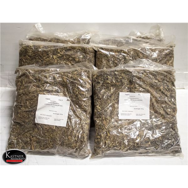 CASE W/ 6 500 GRAM BAGS OF LIPPIA FROM ETHIOPIA
