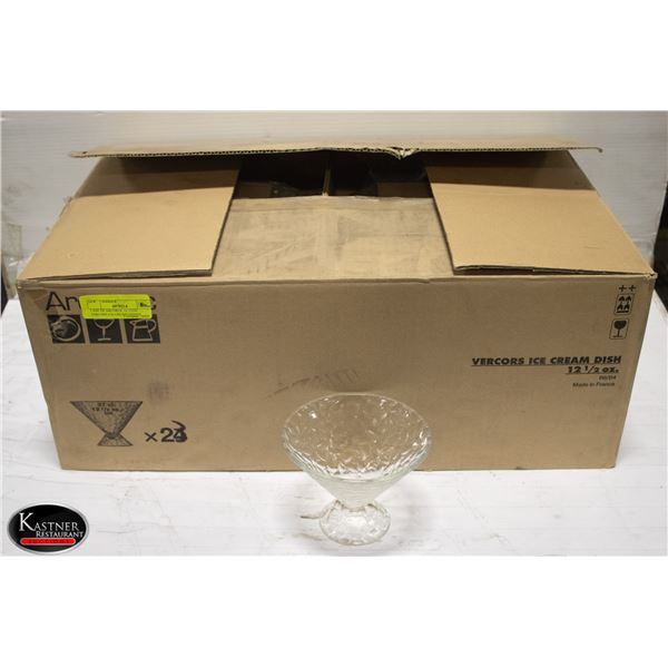 CASE OF ARCOROC 12 1/2OZ VERCORS ICE CREAM DISHES