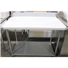Image 1 : NEW 30" X 48" S/S WORK TOP TABLE W/ 4 " BS W/