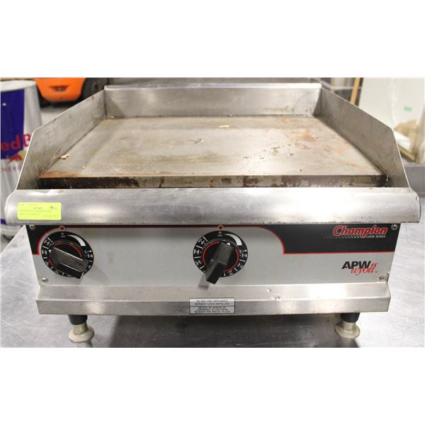 APW WYOTT CHAMPION COOK SERIES 24" GRIDDLE