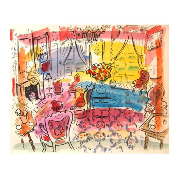 Salon Rouge of Chateau Lafite-Rothschild by Ensrud Original