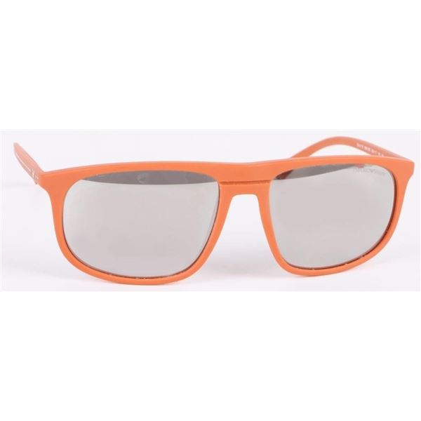 EMPORIO ARMANI ORANGE FRAME SUNGLASSES
