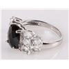 Image 3 : 2.0CT GARNET & TOPAZ STERLING SILVER LADIES RING