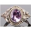 Image 1 : 2.0CT AMETHYST STERLING SOUTHWEST LADIES RING