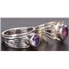Image 2 : GENUINE AMETHYST STERLING SILVER LADIES RINGS