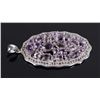 Image 2 : STUNNING AMETHYST STERLING SILVER PENDANT
