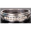 Image 1 : 10K WHITE GOLD DIAMOND LADIES RING