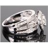 Image 2 : 2CTW MARQUISE CUT 10K WHITE GOLD DIAMOND RING