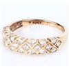 Image 3 : LUXURIOUS 10K GOLD 0.25 CTW. DIAMOND LADIES RING