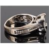 Image 2 : 0.93CTW DIAMOND 10K WHITE GOLD LADIES RING