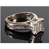 Image 3 : 0.93CTW DIAMOND 10K WHITE GOLD LADIES RING