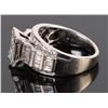 Image 2 : ~2.0CTW DIAMOND 14K WHITE GOLD LADIES RING W/ CERT
