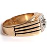 Image 2 : 14K YELLOW GOLD MENS DIAMOND RING ~0.60CTW