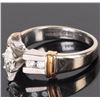 Image 5 : 14K WHITE GOLD 1/3CT MARQUISE DIAMOND LADIES RING