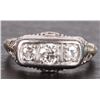 Image 1 : ANTIQUE 0.41CTW DIAMOND ART DECO 14K GOLD RING