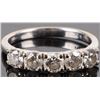 Image 2 : 14K WHITE GOLD DIAMOND LADIES RING - 1.0CTW