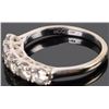 Image 4 : 14K WHITE GOLD DIAMOND LADIES RING - 1.0CTW