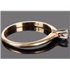 Image 2 : 14K YELLOW GOLD DIAMOND LADIES RING