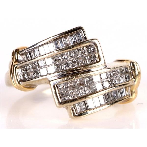 1.75CTW DIAMOND 14K YELLOW GOLD LADIES RING