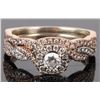 Image 1 : 14K ROSE GOLD DIAMOND LADIES BRIDAL SET