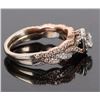 Image 2 : 14K ROSE GOLD DIAMOND LADIES BRIDAL SET