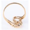 Image 3 : 14K YELLOW GOLD DIAMOND LADIES RING