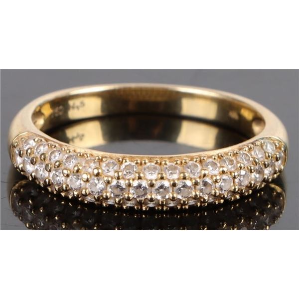 18K YELLOW GOLD DIAMOND LADIES RING - 0.46 CTW