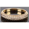 Image 1 : 18K YELLOW GOLD DIAMOND LADIES RING - 0.46 CTW