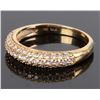 Image 3 : 18K YELLOW GOLD DIAMOND LADIES RING - 0.46 CTW