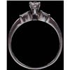 Image 4 : PLATINUM MARQUIS CENTER DIAMOND LADIES RING