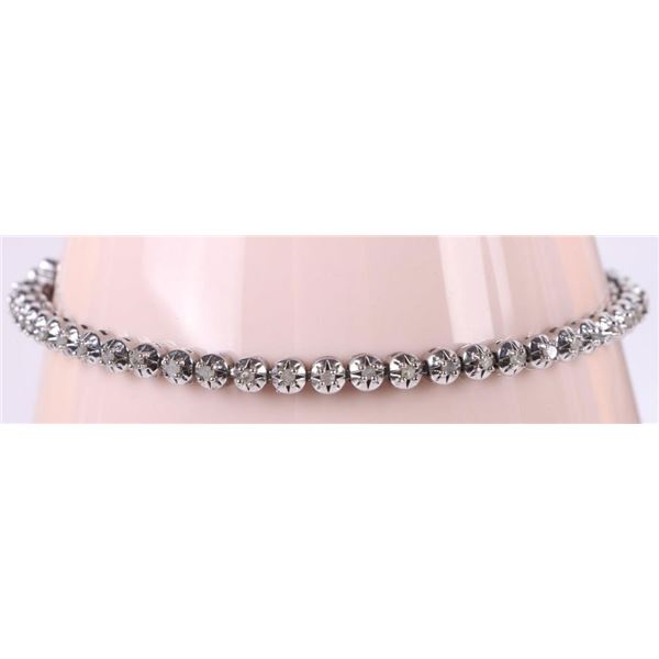 0.50CTW EARTH-MINED DIAMOND STERLING BRACELET