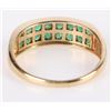 Image 3 : 10K YELLOW GOLD EMERALD MEN'S RING