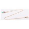 Image 4 : 14K & 18K YELLOW GOLD DIAMOND EMERALD NECKLACE