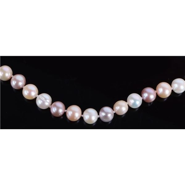 FRESHWATER PEARL NECKLACE STERLING CLASP