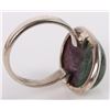 Image 2 : RUBY ZOISITE CABOCHON STERLING SILVER RINGS