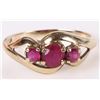 Image 1 : 10K YELLOW GOLD RUBY LADIES RING