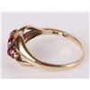 Image 2 : 10K YELLOW GOLD RUBY LADIES RING