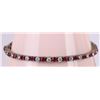 Image 2 : GENUINE RUBY STERLING SILVER LADIES BRACELET