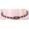 Image 3 : GENUINE RUBY STERLING SILVER LADIES BRACELET