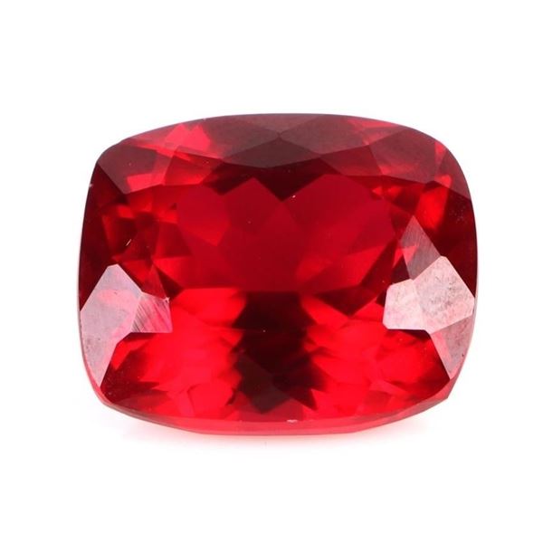 20.75CT LARGE CUSHION-CUT RED RUBY LOOSE GEMSTONE