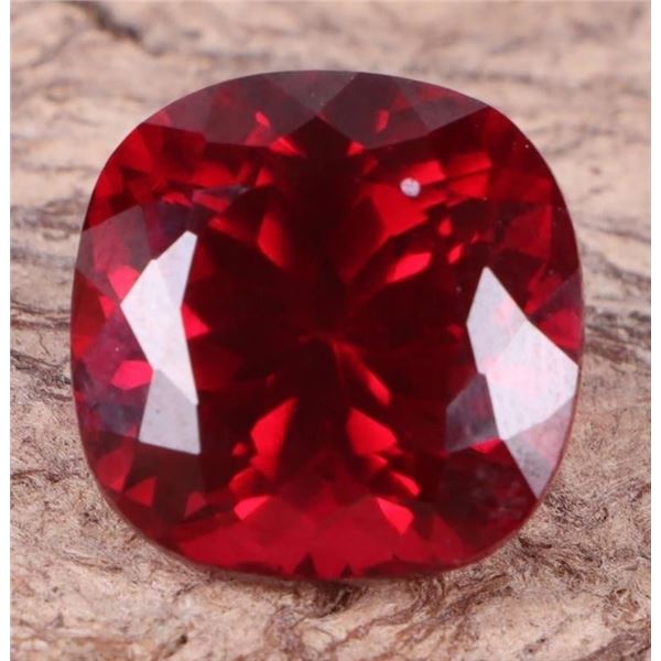 18.35CT LARGE CUSHION-CUT RED RUBY LOOSE GEMSTONE