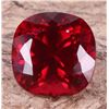 Image 1 : 18.35CT LARGE CUSHION-CUT RED RUBY LOOSE GEMSTONE
