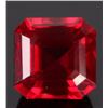 Image 1 : 10.50CT EMERLAD-CUT RED RUBY LOOSE GEMSTONE