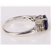 Image 2 : SAMUEL AARON STERLING LAB CREATED SAPPHIRE RING