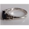 Image 3 : SAMUEL AARON STERLING LAB CREATED SAPPHIRE RING