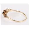 Image 3 : 10K YELLOW GOLD BLUE SAPPHIRE LADIES RING