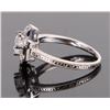 Image 2 : PLATINUM NATURAL DIAMOND SAPPHIRE LADIES RING