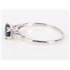 Image 2 : WHITE PLATINUM SAPPHIRE DIAMOND LADIES RING
