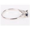 Image 3 : WHITE PLATINUM SAPPHIRE DIAMOND LADIES RING