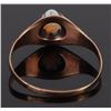 Image 3 : 14K YELLOW GOLD OPAL LADIES RING